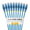 StarTech.com Slim Cat6 U/UTP tinklo kabelis RJ45, 0,25 m, mėlynas, LSZH, 10 vnt.