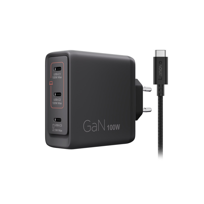 Lenovo daugiaportis USB-C 100W GaN įkroviklis