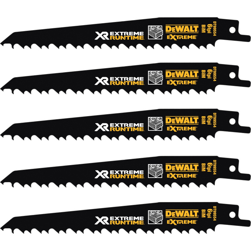 DeWalt Extreme Runtime DT99550-QZ šlifavimo pjūklo ašmenų rinkinys, 13 dalių, 152-230 mm