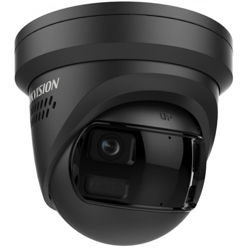 Hikvision DS-2CD2383G2P-LISU/SL 8 MP panoraminė kupolinė IP kamera, 180°, juoda