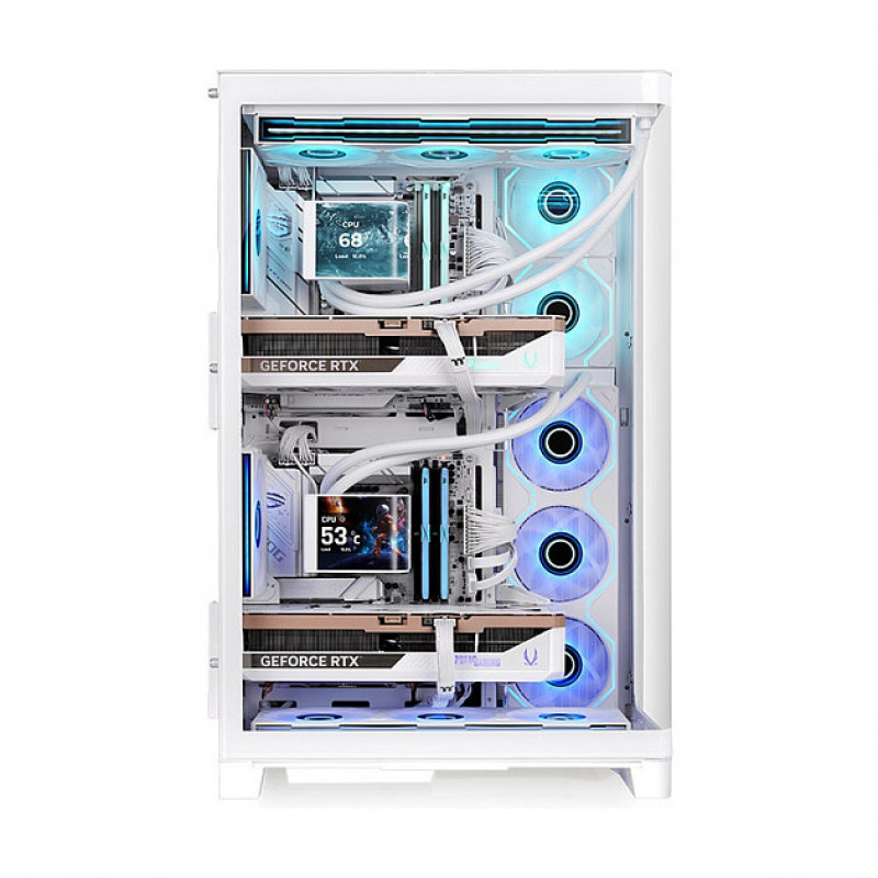 Thermaltake CAPO X Snow pilno bokšto korpusas, baltas