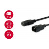 Equip maitinimo laidas IEC C13 – IEC C14, 1,5 m, juodas