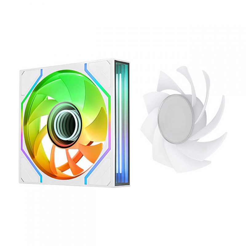 Thermaltake SWAFAN 120 EX INFINITY ARGB Sync Snow 120 mm korpuso ventiliatorius, baltas