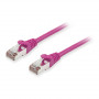 Equip Cat6a S/FTP tinklo kabelis RJ45, 3 m, violetinis, LSZH