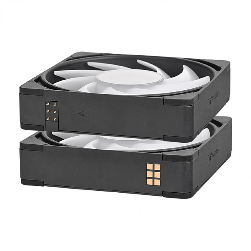 Thermaltake CT140 EX INFINITY ARGB Sync 140 mm korpuso ventiliatorius, juodas, 3 vienetų rinkinys