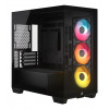 Corsair 2800X RS-R ARGB panoraminio stiklo Micro-ATX kompiuterio korpusas, juodas