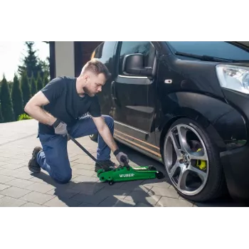 WUBER W22002 žemo profilio automobilinis domkratas 2,5 t, 80-375 mm