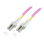 EFB-Elektronik šviesolaidinis komutacinis kabelis LC–LC OM4 Duplex, 40 m, LSZH, violetinės spalvos