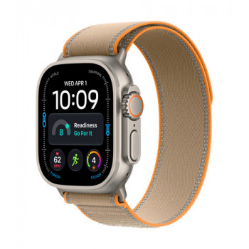 Apple Watch Ultra 4 GPS + Cellular 49 mm Natural titano korpusas su smėlio spalvos Trail Loop apyranke, M/L
