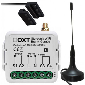 OXT T211G WiFi Tuya modulis vartų varikliams su antena ir jutikliu
