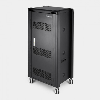 Formcase TransformerCart T36PD Perf. Plus nešiojamasis įrenginių valdymo vežimėlis, juodas