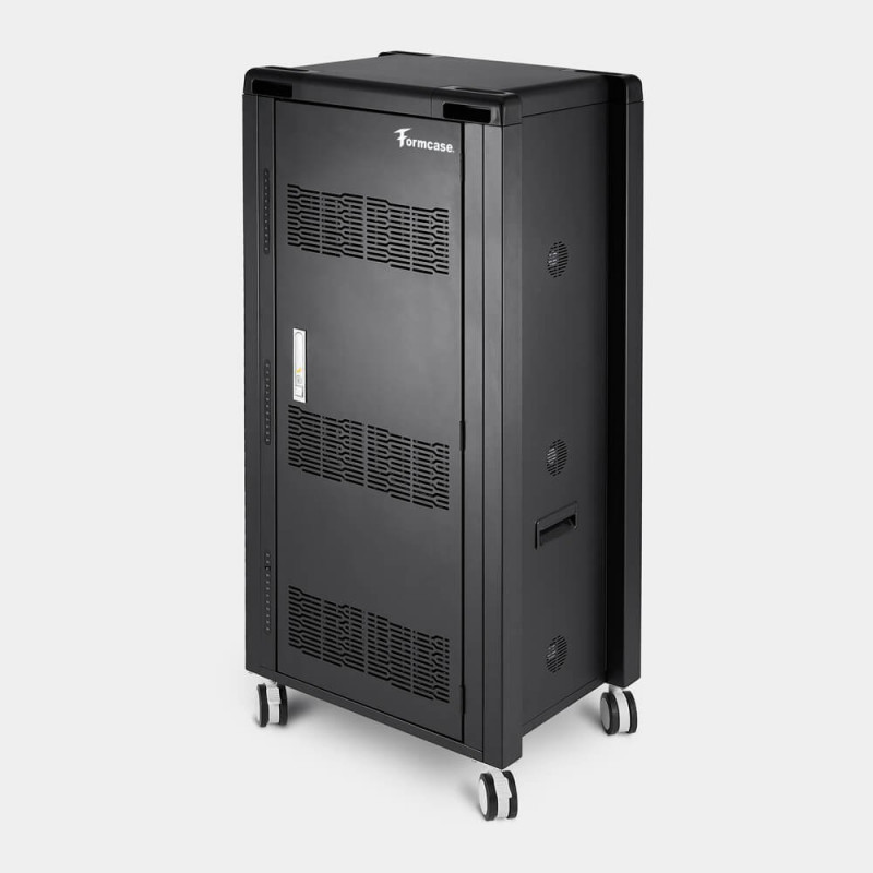 Formcase TransformerCart T36PD Perf. Plus nešiojamasis įrenginių valdymo vežimėlis, juodas