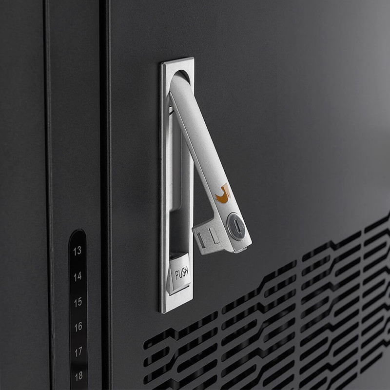 Formcase TransformerCart T36PD Perf. Plus nešiojamasis įrenginių valdymo vežimėlis, juodas