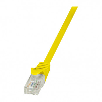 LogiLink Cat5e U/UTP tinklo kabelis RJ45, 2 m, geltonas