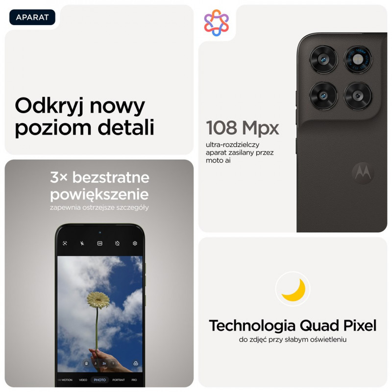 Motorola moto g77 17,3 cm (6,8 inch) Hybrid Dual SIM Android 16.0 5G USB Type-C 8 GB 128 GB 5200 mAh juodas išmanusis telefonas