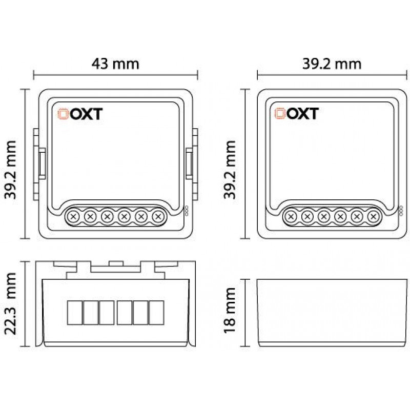 OXT T210GL Wi-Fi Tuya garažo durų modulis, be jutiklio
