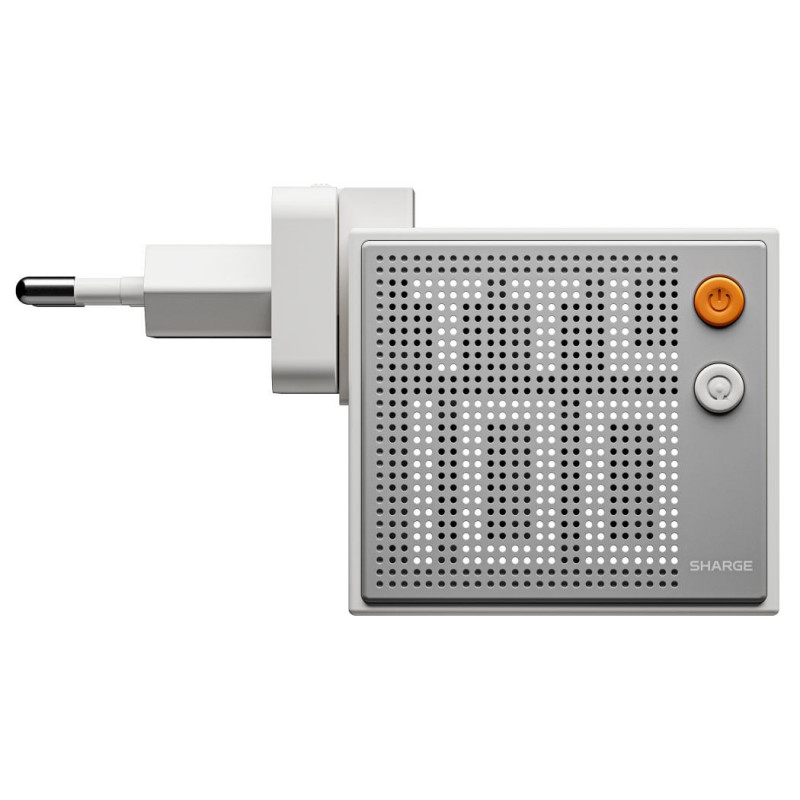SHARGE Pixel 100 GaN įkroviklis, 100W, 3x USB-C, 1x USB-A - baltas