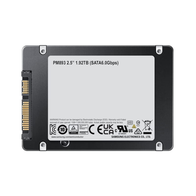 Samsung PM893 480GB 2,5 inch SATA III duomenų centro SSD (MZ7L3480HCHQ-00A07)
