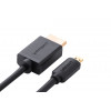 Ugreen Micro HDMI į HDMI kabelis, 2 m, 4K, juodas