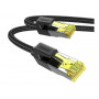 Ugreen NW150 pintas Cat7 F/FTP tinklo kabelis RJ45, 2 m, juodas