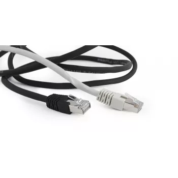 Gembird Cat6a S/FTP tinklo kabelis RJ45, 5 m, juodas, LSZH