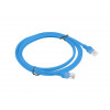 LANBERG Cat5e U/UTP tinklo kabelis RJ45, 2 m, mėlynas