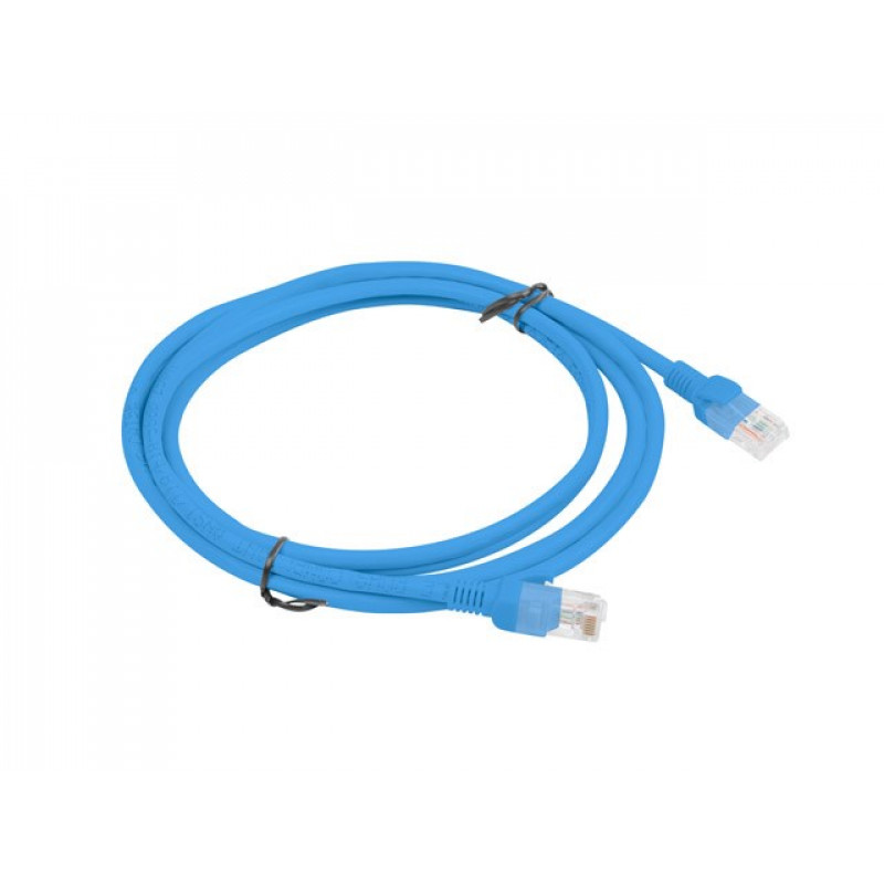 LANBERG Cat5e U/UTP tinklo kabelis RJ45, 2 m, mėlynas