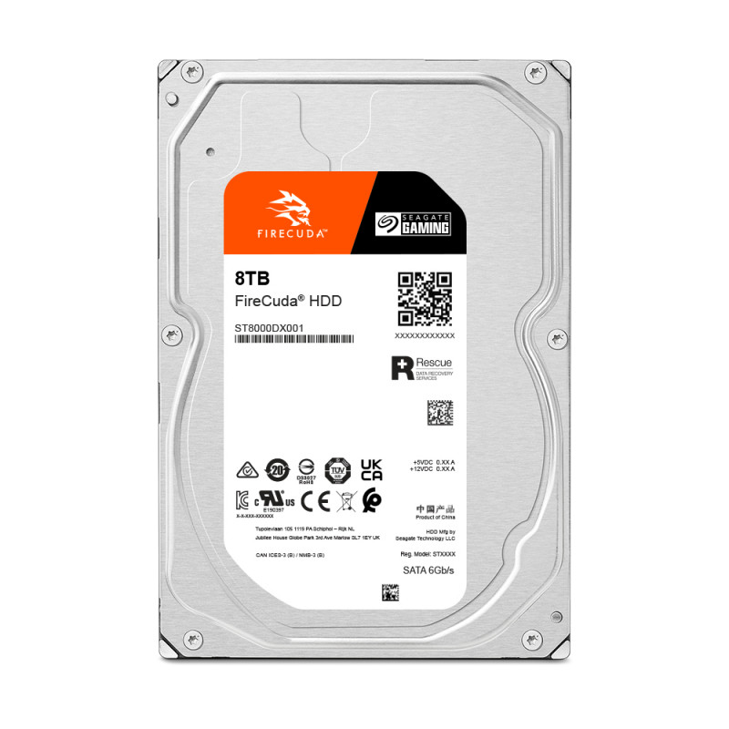Seagate FireCuda ST8000DXA01 8TB 3.5 inch SATA 7200 rpm vidinis standusis diskas