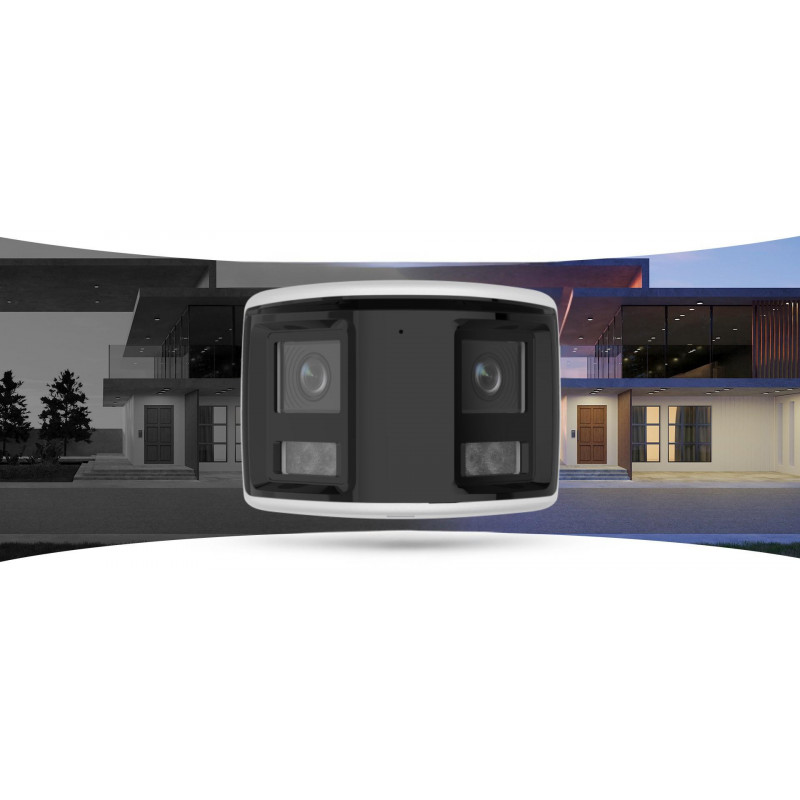 Hilook IP kamera IPC-B480HAD-LUF/SL panoraminė 8MP Smart Hybrid Light
