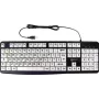Geemarc KBSV3 USB klaviatūra, vokiška išdėstymas (QWERTZ), balta