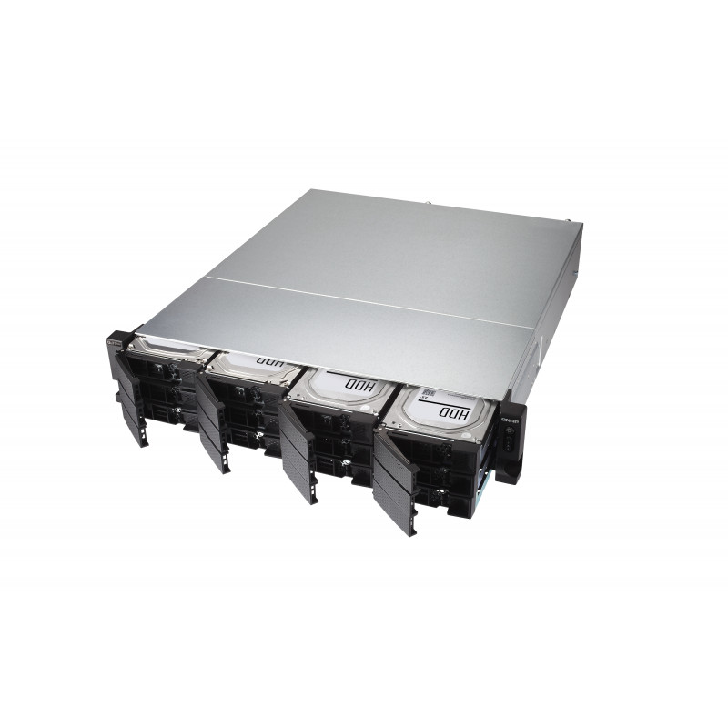 QNAP TS-H1886XU-RP-R2 3U montuojamas stelaže NAS - Intel Xeon D-1622, 16GB DDR4, QuTS hero, be diskų