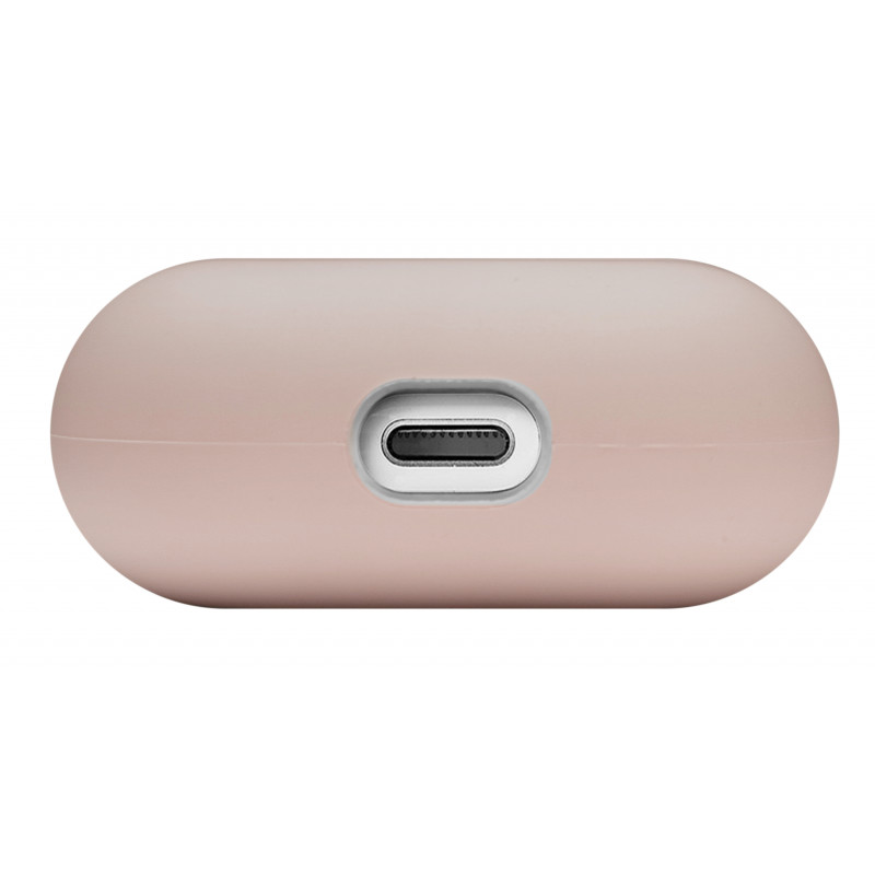 dbramante1928 Costa Rica dėklas belaidėms ausinėms Apple AirPods (3 kartos), perdirbtas plastikas ir silikonas, rožinio smėlio spalvos