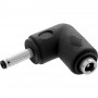 InLine® DC adapteris, 3.5 x 1.35 mm, kištukas/lizdas, kampuotas, juodas