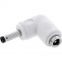 InLine® DC adapteris, 4.0 x 1.7 mm, kištukas/lizdas, kampuotas, baltas