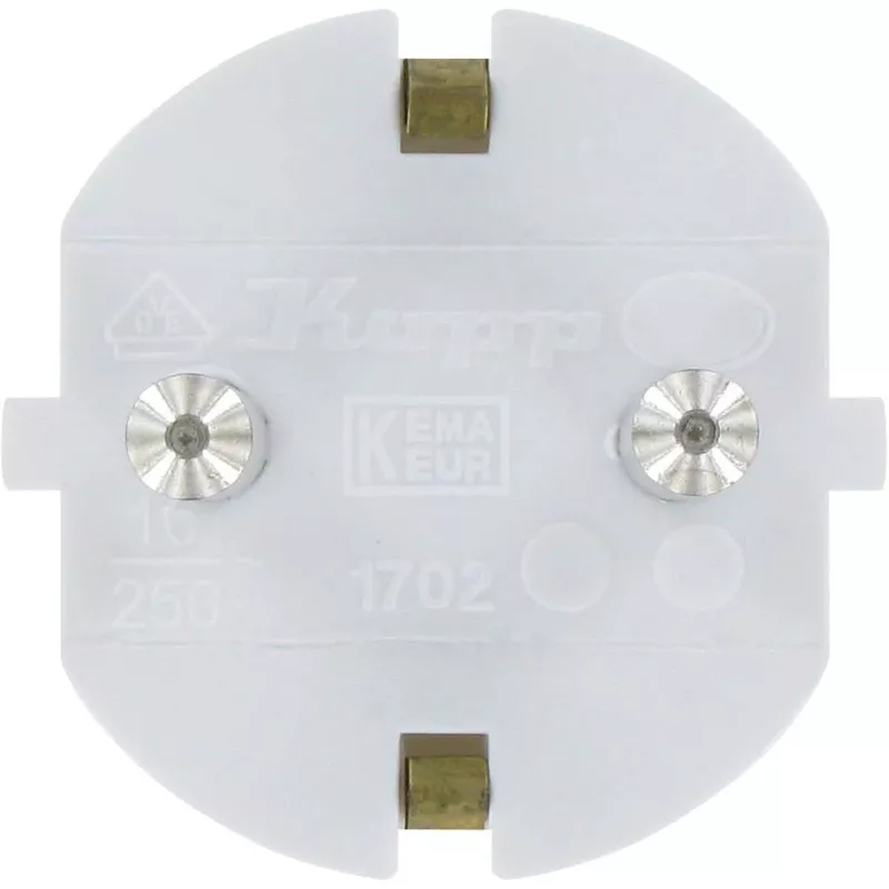 Kopp Schuko kištukas, vientisas korpusas, iki 3x1,5 mm², 16A, 250V~, IP20 (16731N)