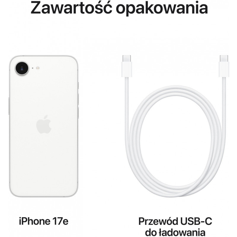Išmanusis telefonas Apple iPhone 17e 5G 8/512GB Baltas (MHU04)