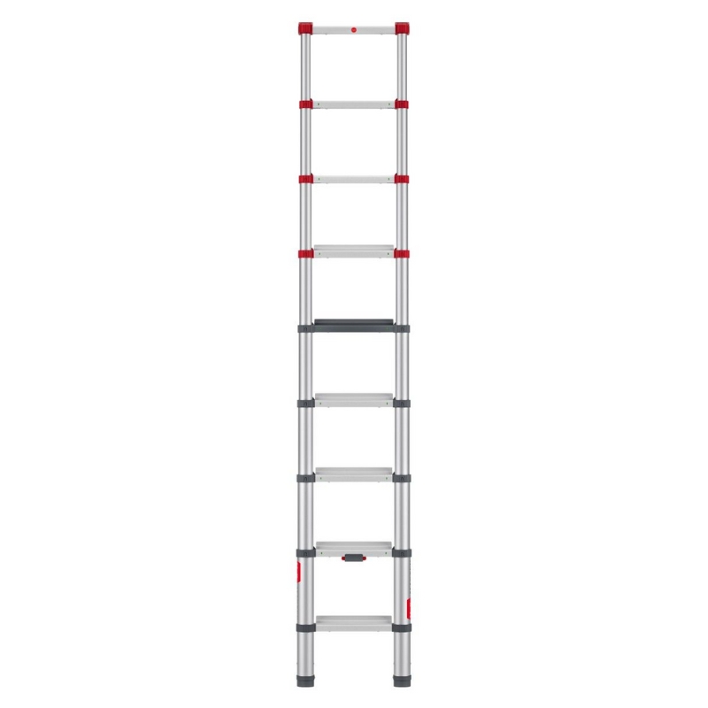 Hailo Flexline T100 teleskopinės kopėčios, 9 pakopų