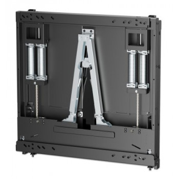 Manhattan reguliuojamo aukščio TV sieninis laikiklis su Lift&Lock sistema, 55–75 inch, 35–65 kg, juodas (462723)