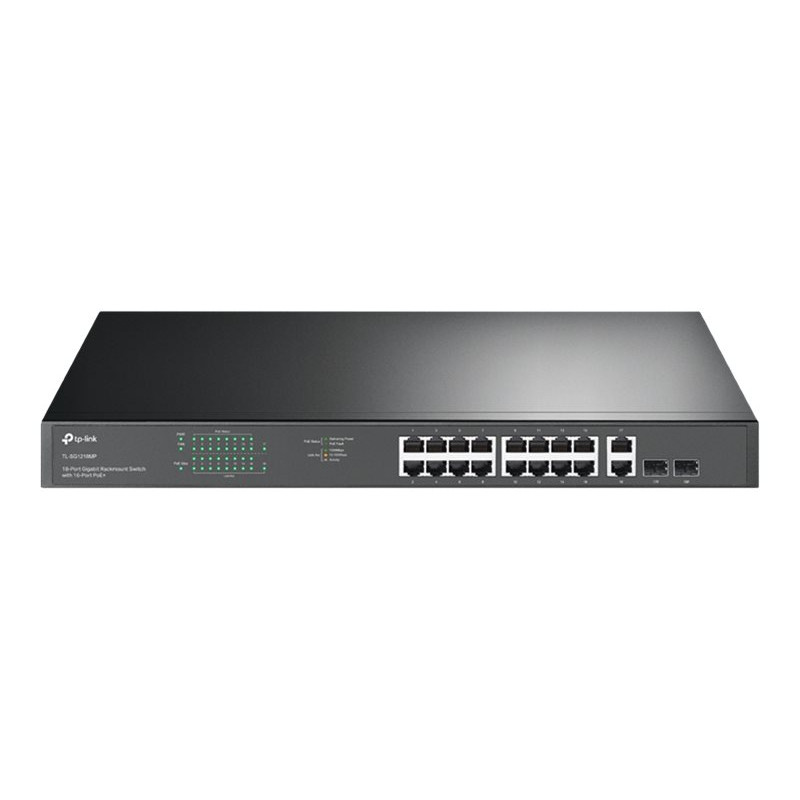 TP-Link TL-SG1218MP 18 prievadų Gigabit PoE komutatorius V5.4