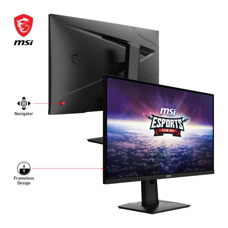 MSI G274QPXDE 68,6 cm (27 inch) QHD IPS žaidimų monitorius 16:9 HDMI/DP/USB-C PD65W 240Hz