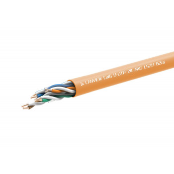 LANVIEW Cat 6 U/UTP LSZH B2ca kietasis tinklo kabelis