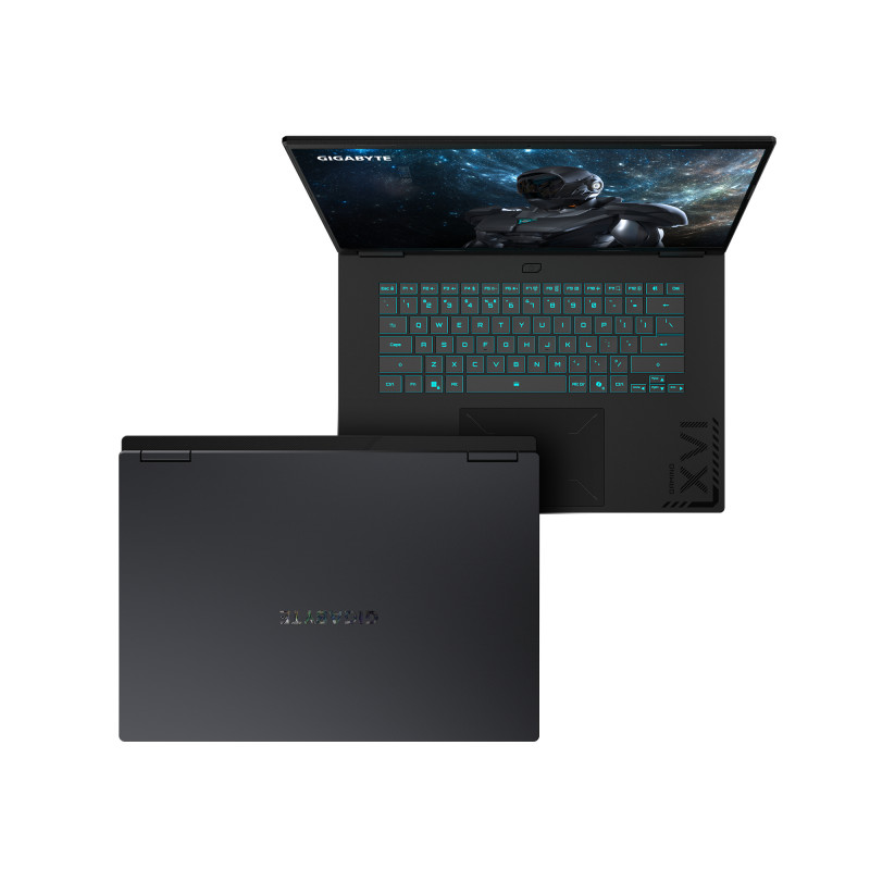 Gigabyte Gaming A16 Pro nešiojamasis kompiuteris – Intel Core 7 240H, 32GB RAM, 1TB SSD, NVIDIA GeForce RTX 5080, Windows 11 Home, prancūziška klaviatūra (AZERTY)