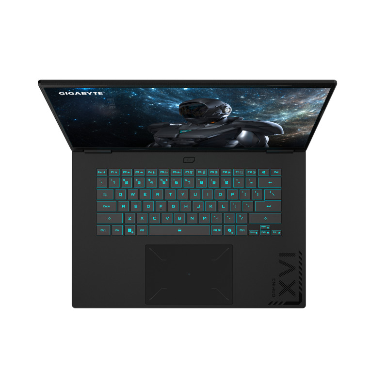 Gigabyte Gaming A16 Pro nešiojamasis kompiuteris – Intel Core 7 240H, 32GB RAM, 1TB SSD, NVIDIA GeForce RTX 5080, Windows 11 Home, prancūziška klaviatūra (AZERTY)