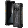 Blackview ROCK 2 5G išmanusis telefonas 12GB/256GB, 6,67 inch HD+ 120Hz, Unisoc T8100, 15000 mAh, NFC, MIL-STD-810H, Android 16, juodas