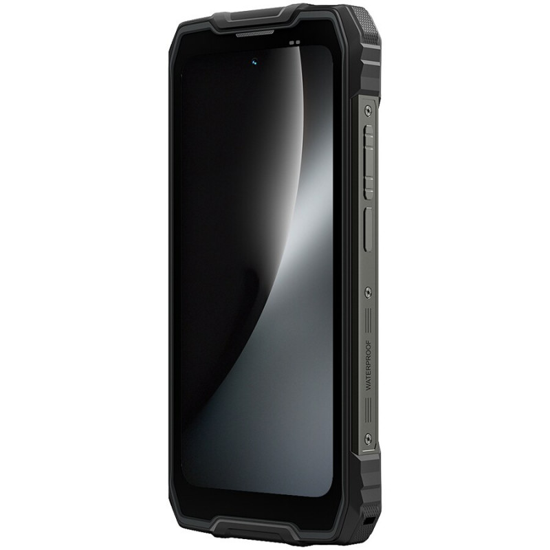 Blackview ROCK 2 5G išmanusis telefonas 12GB/256GB, 6,67 inch HD+ 120Hz, Unisoc T8100, 15000 mAh, NFC, MIL-STD-810H, Android 16, juodas