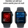 Išmanusis laikrodis Apple Watch SE (GPS) 40 mm, Midnight aliuminio korpusas su Midnight sportiniu dirželiu – S/M