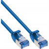 InLine Slim Cat6a U/FTP tinklo kabelis RJ45, 1 m, mėlynas