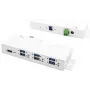 EXSYS EX-1189HMVS-3W USB 3.2 Gen 1 (3.1 Gen 1) Type-B šakotuvas, baltas