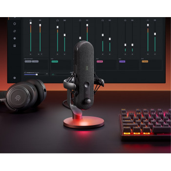 Steelseries ALIAS juodas PC mikrofonas