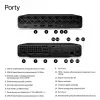 HP 8G2i Mini kompaktiškas kompiuteris su Intel Core Ultra 5 322 procesoriumi, 16 GB RAM, 512 GB SSD, Windows 11 Pro